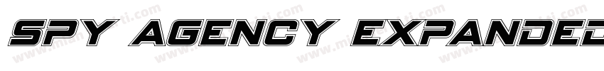 Spy Agency Expanded Italic Expanded字体转换